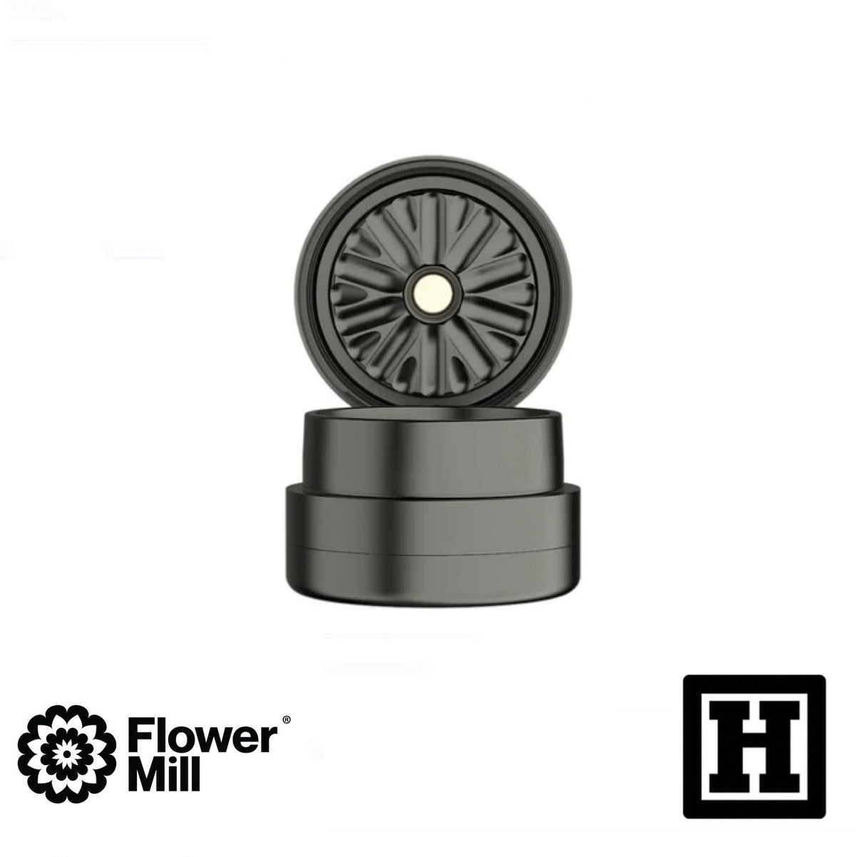 Flower Mill 標準版 三片式 研磨器「小型尺寸」