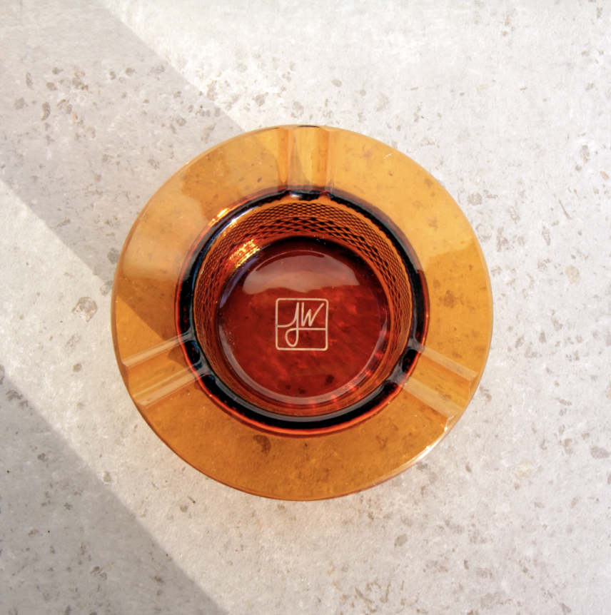 Jane West Twenties Ashtray 焦糖琥珀 玻璃煙灰缸