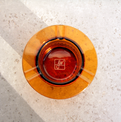 Jane West Twenties Ashtray 焦糖琥珀 玻璃煙灰缸
