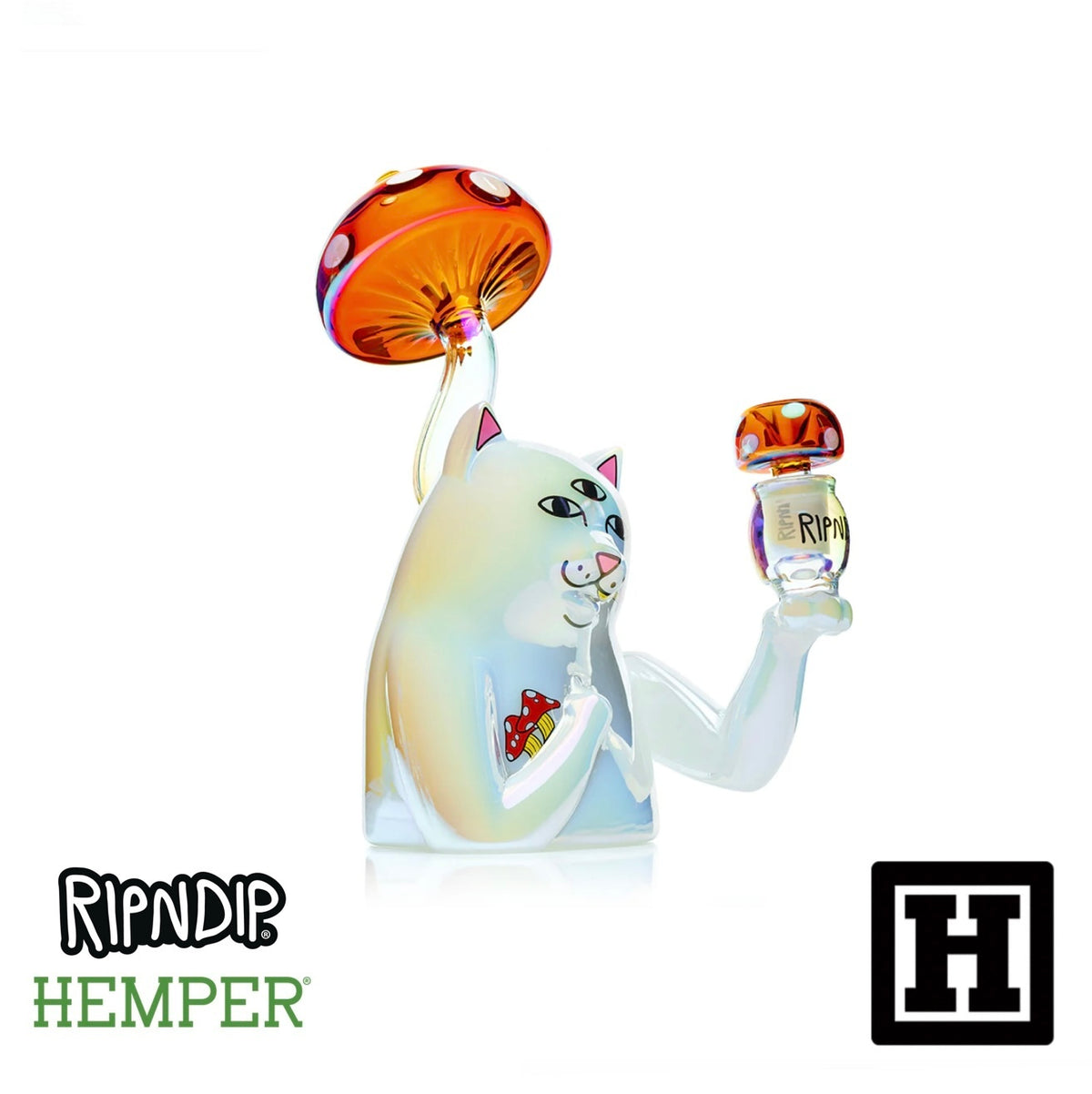RIPNDIP x HEMPER Enlightened Nermal Bong 玻璃藝術品