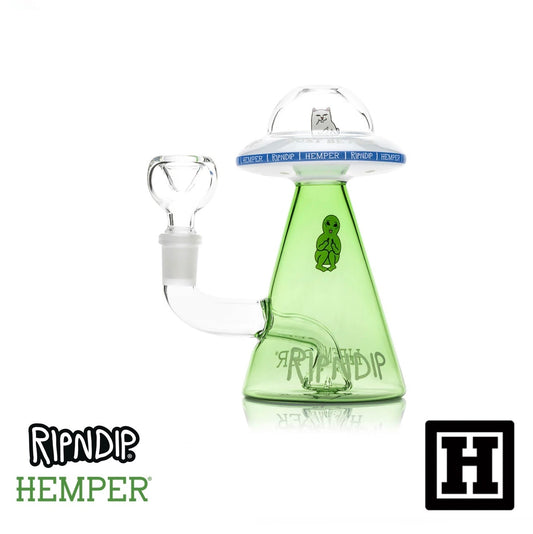 HEMPER x RIPNDIP Lord Nermal UFO 幽浮燒杯 玻璃藝術品