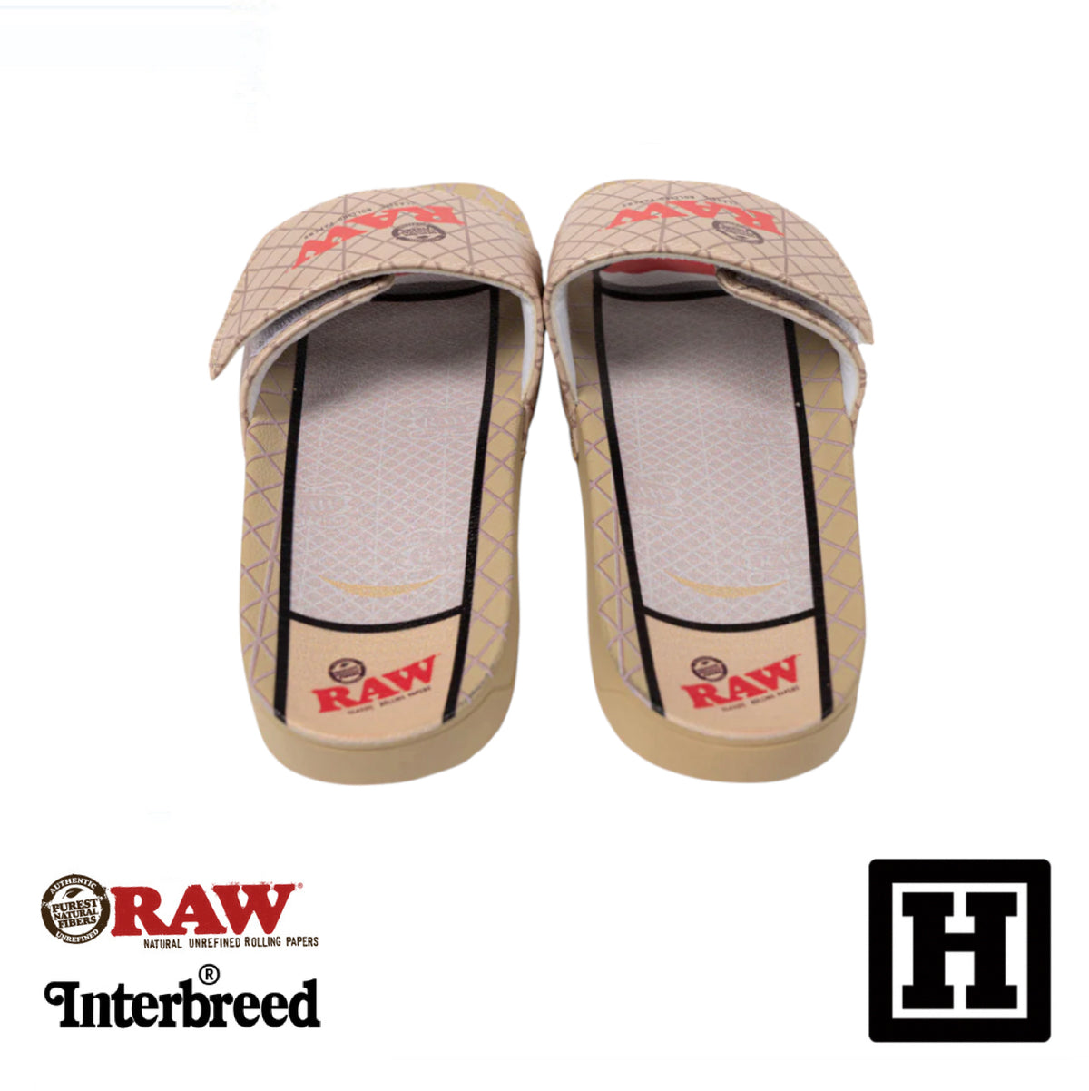 RAW x INTERBREED Slides 限量聯名 休閒拖鞋「日本製」