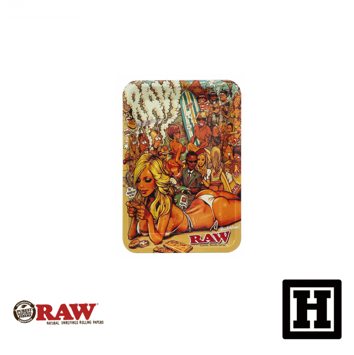 RAW x RJB Beach 聯名款 金屬捲菸盤 (XS)