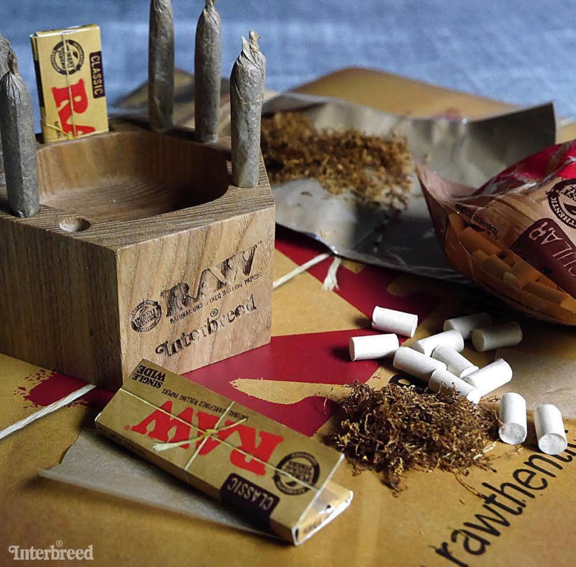 RAW X INTERBREED Ashtray 木製 煙灰缸