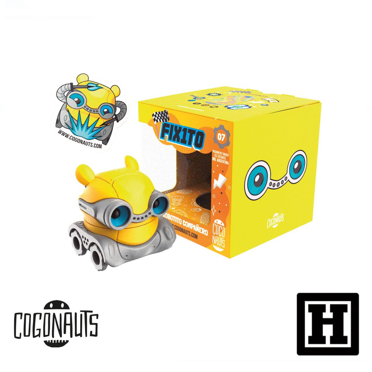 Cogonauts Fixito 研磨儲存罐 「賽車小黃」
