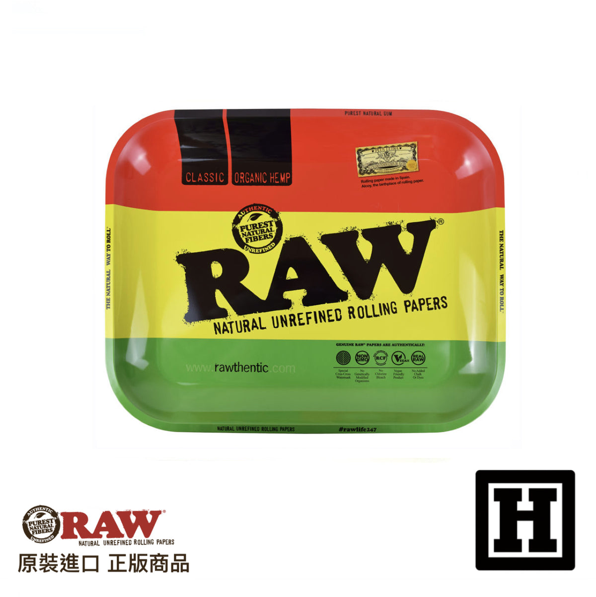RAW Metal Rolling Tray 金屬捲菸盤 (L)