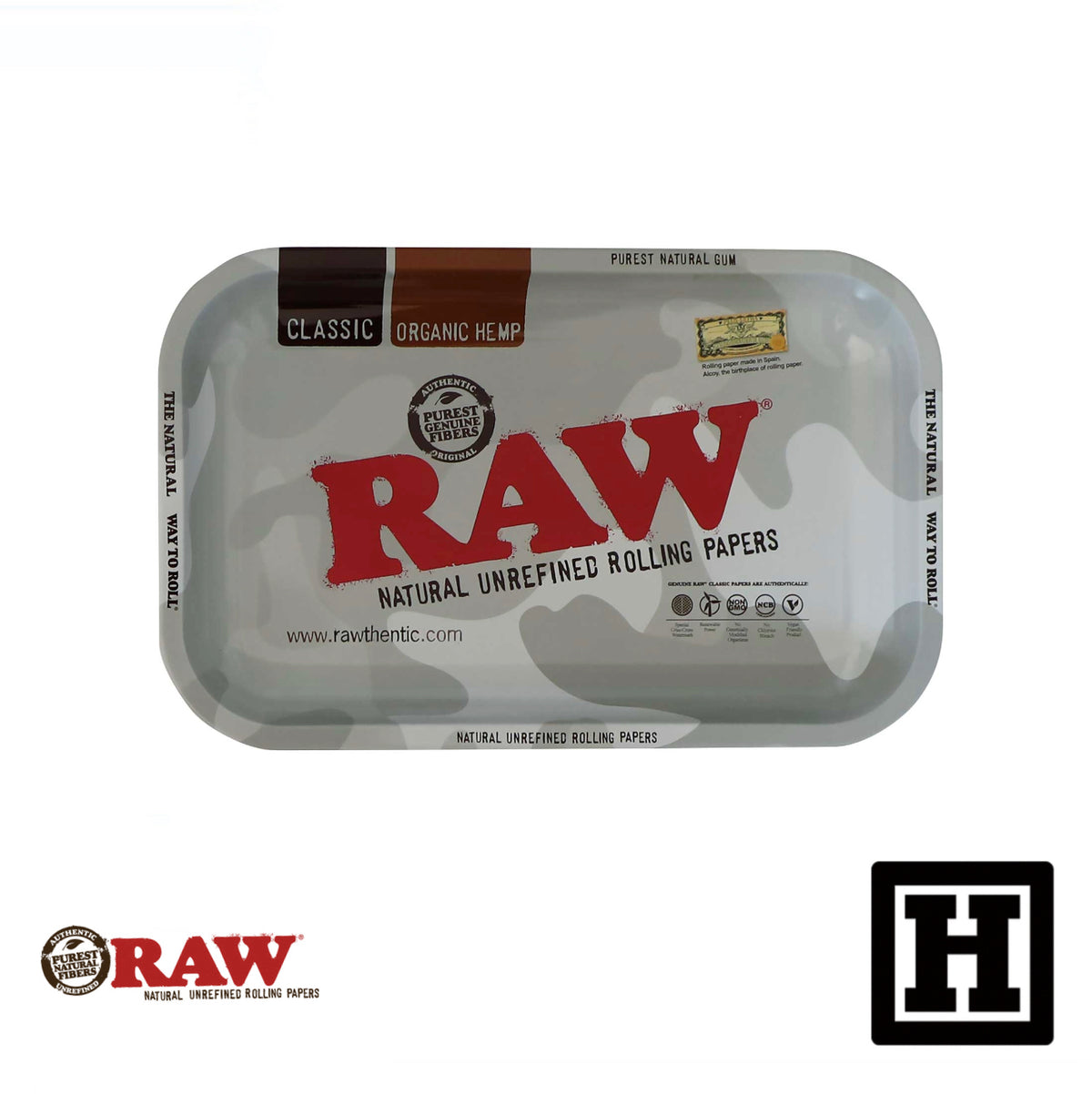 RAW Tray Camo 迷彩 金屬捲菸盤 (S)