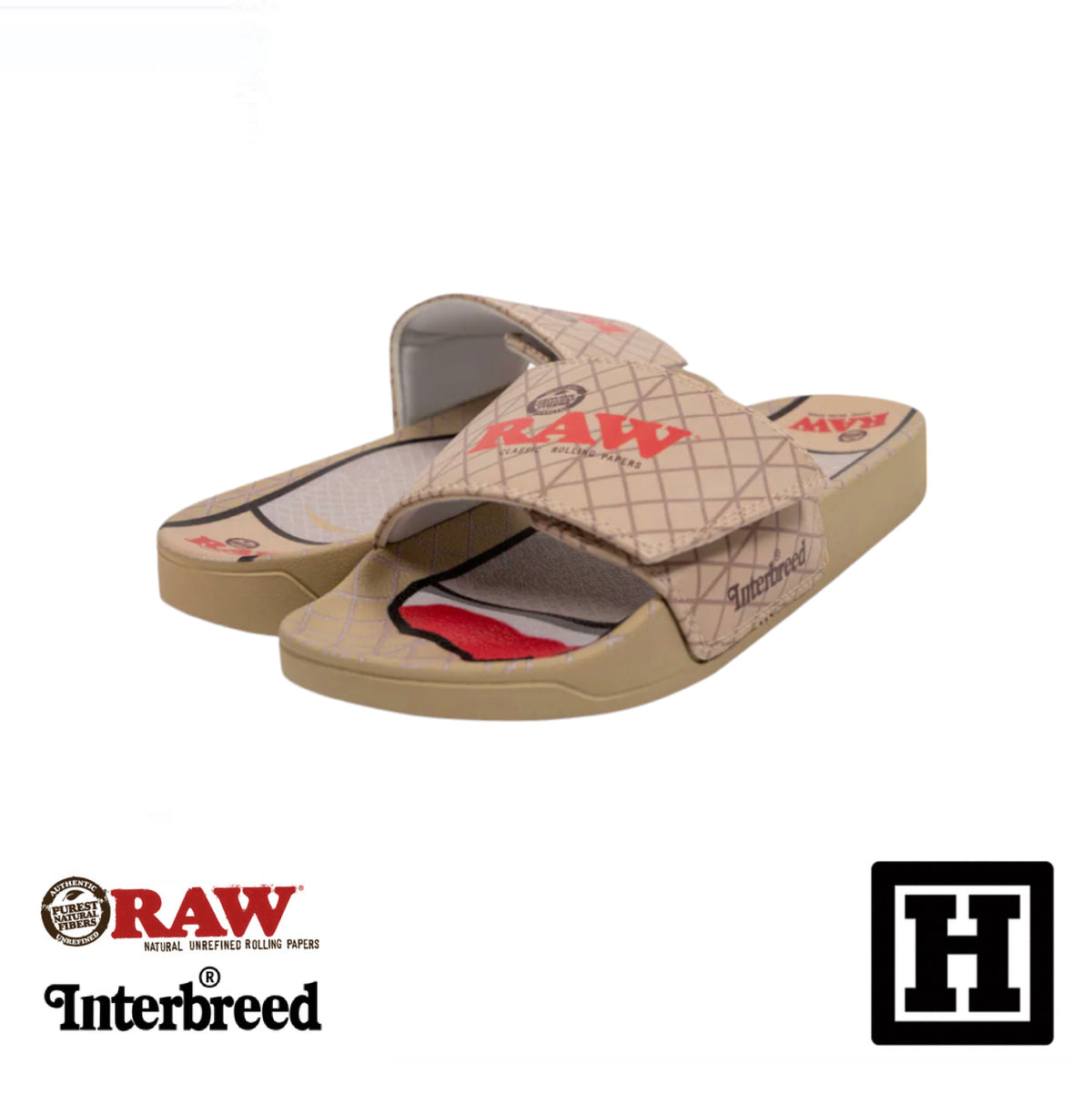 RAW x INTERBREED Slides 限量聯名 休閒拖鞋「日本製」