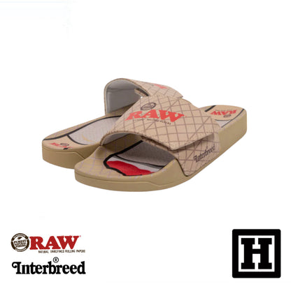RAW x INTERBREED Slides 限量聯名 休閒拖鞋「日本製」