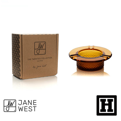 Jane West Twenties Ashtray 焦糖琥珀 玻璃煙灰缸
