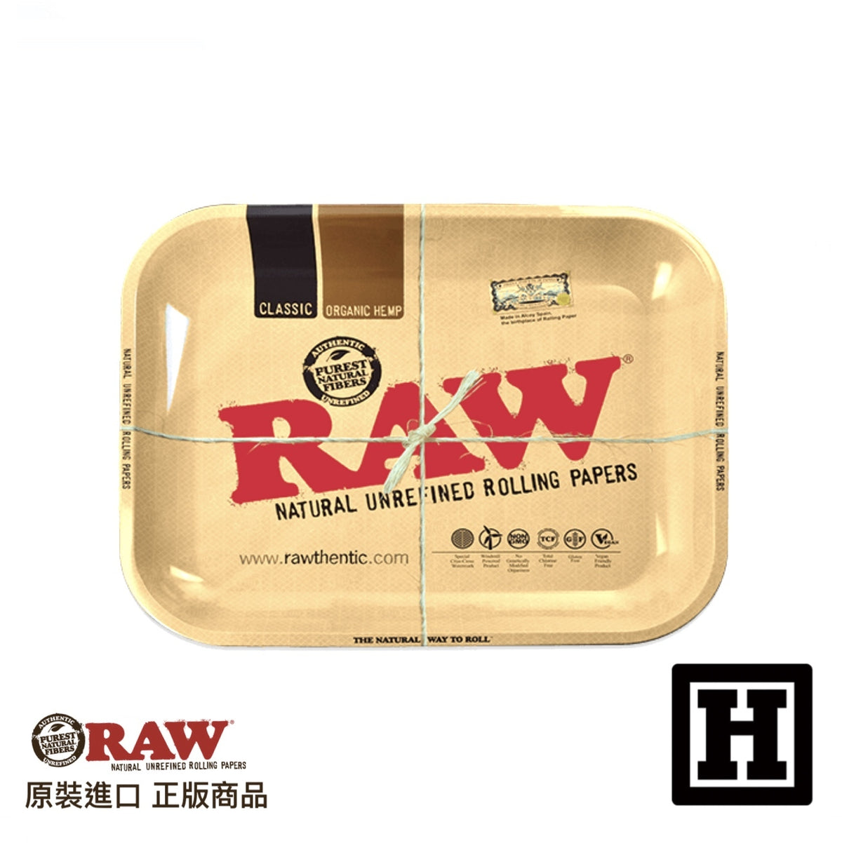 RAW Metal Rolling Tray 金屬捲菸盤 (L)