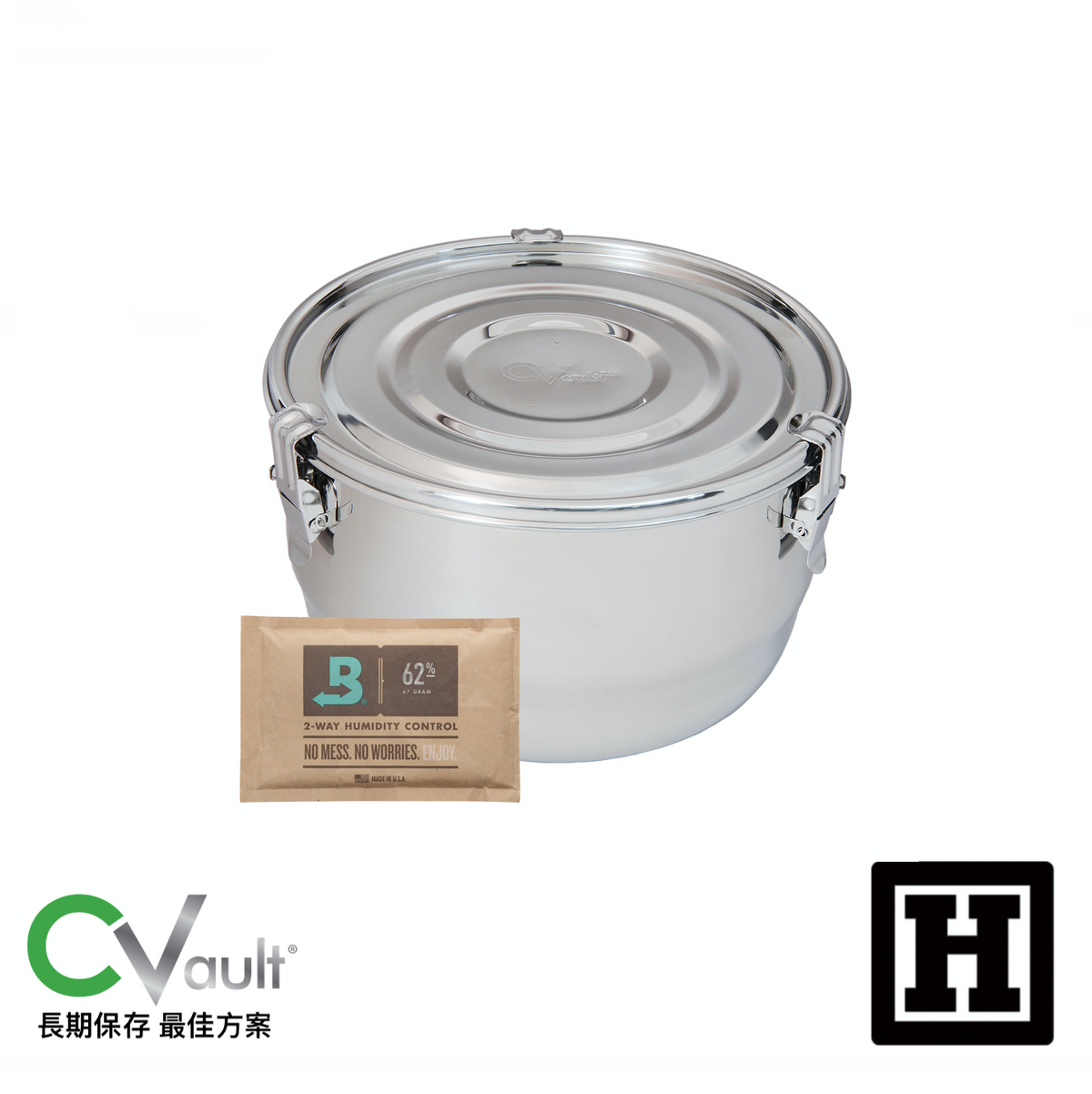 CVault 不鏽鋼 氣密儲存罐