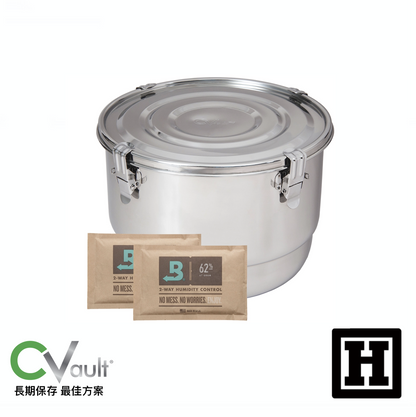 CVault 不鏽鋼 氣密儲存罐