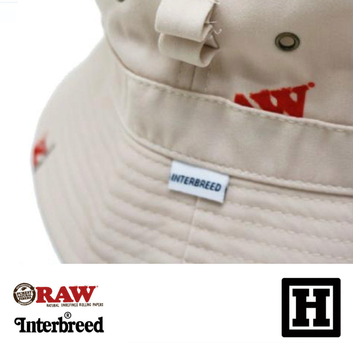 RAW x INTERBREED Bucket Hat 限量聯名 漁夫帽