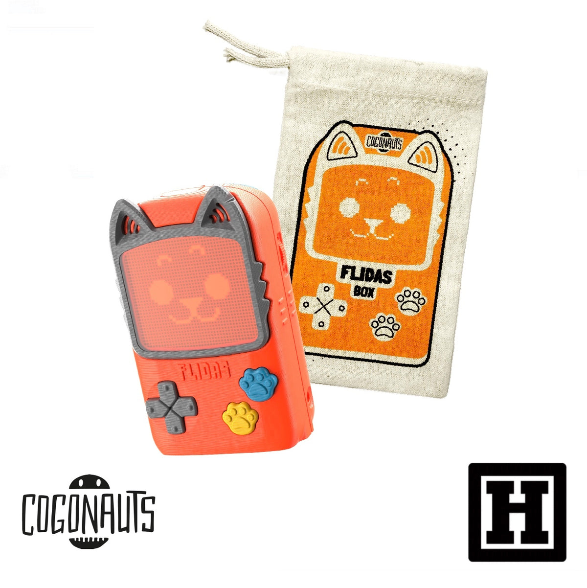 Cogonauts FlidasBox 旅行捲菸盒 「喵喵遊戲機」