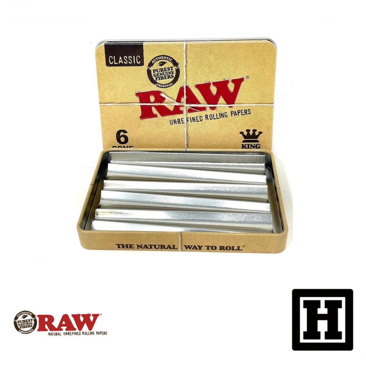 RAW Tin Cone 手捲菸 收納鐵盒