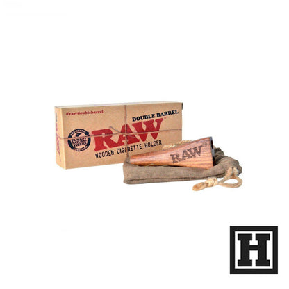 RAW Double Barrel 雙管 木製菸嘴