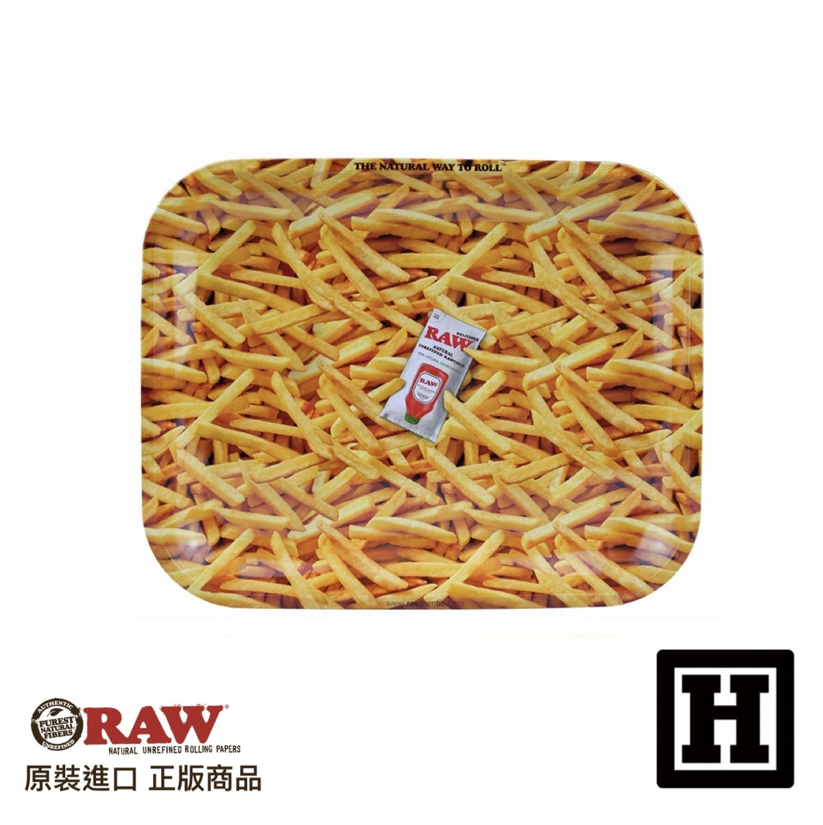RAW Metal Rolling Tray 金屬捲菸盤 (L)