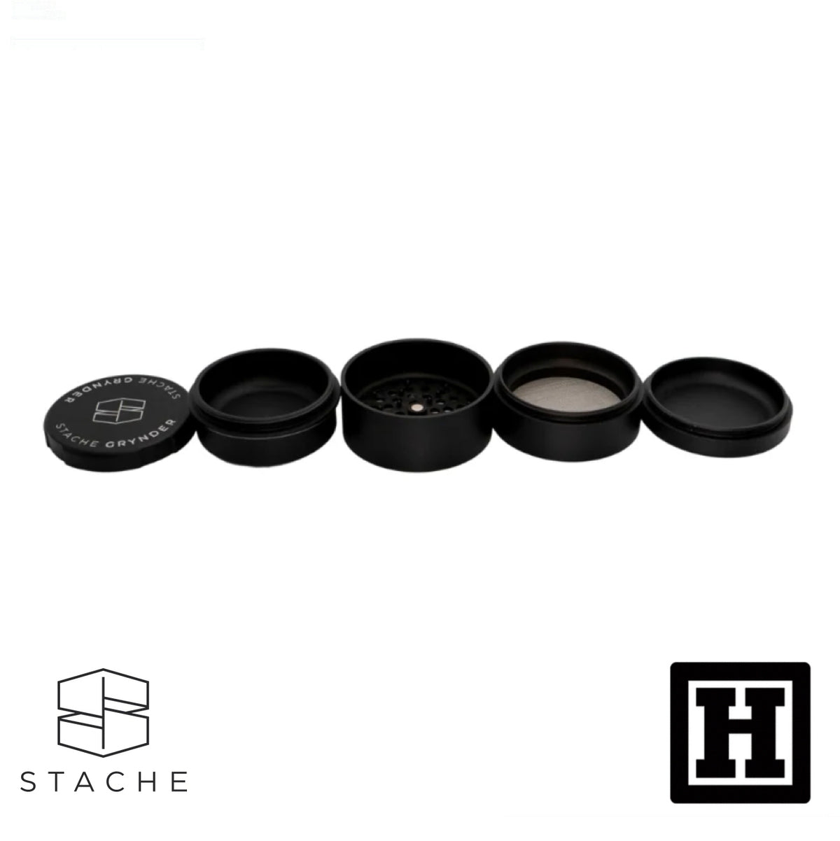 Stache Heavy Duty Herb Grinder 五片式 研磨儲存罐