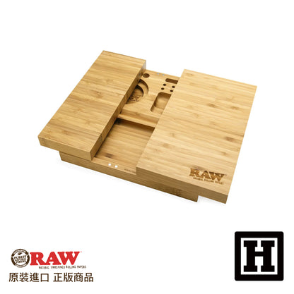 RAW Triple Flip Bamboo Tray 三片式 捲菸盤