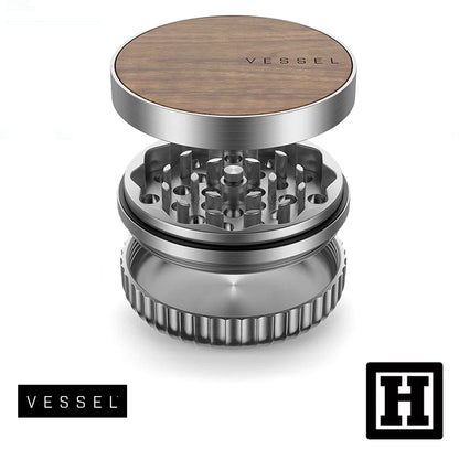 VESSEL Mill Grinder 三片式 研磨器 「胡桃木 Walnut」