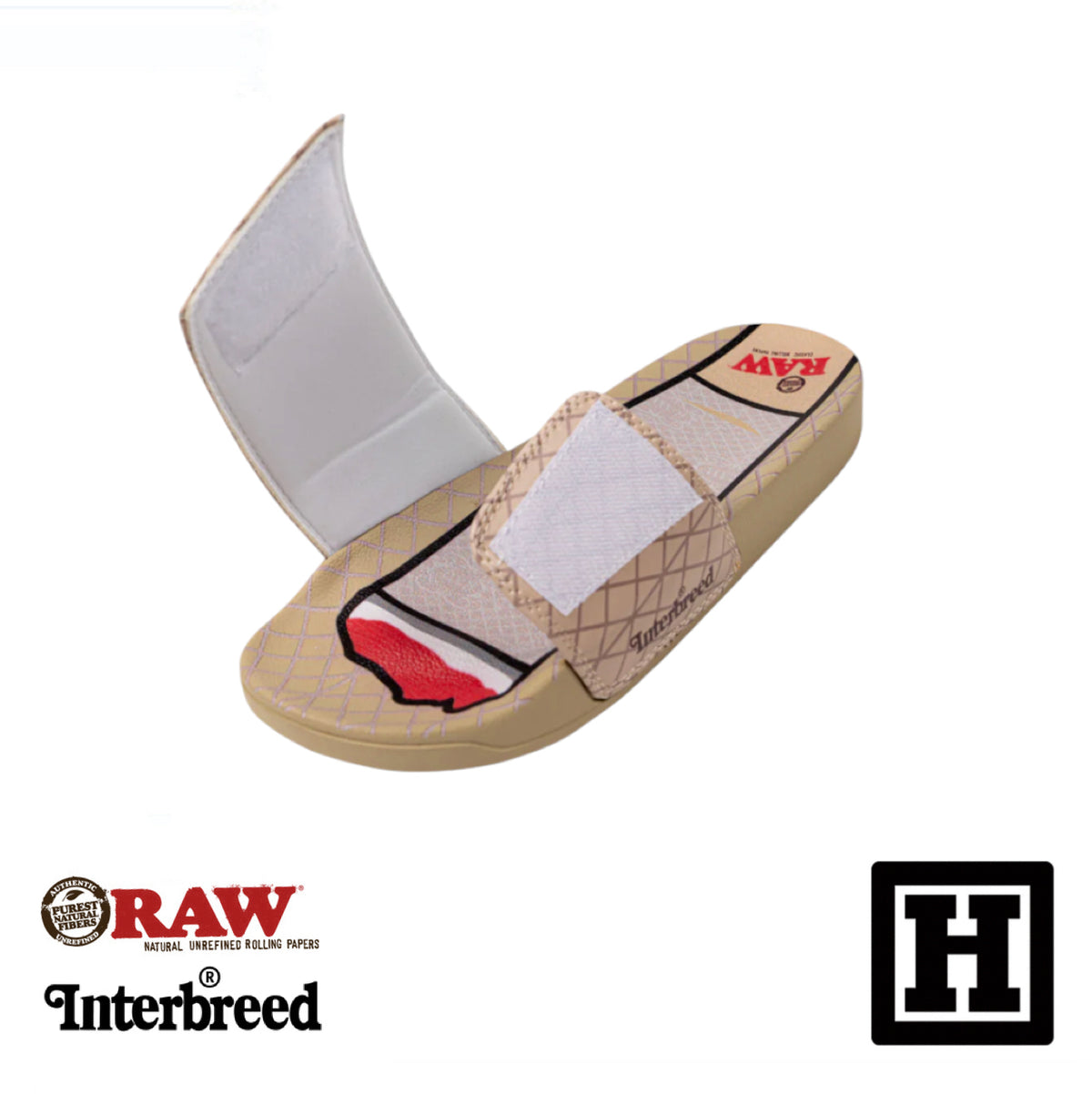 RAW x INTERBREED Slides 限量聯名 休閒拖鞋「日本製」