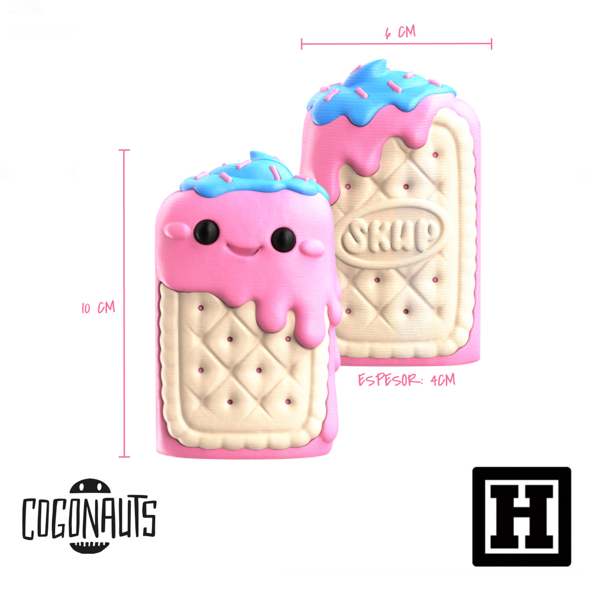 Cogonauts SkupBox 旅行捲菸盒 「草莓雪寶」