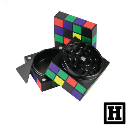 Puzzle Cube Grinder 魔術方塊 四片式 研磨器