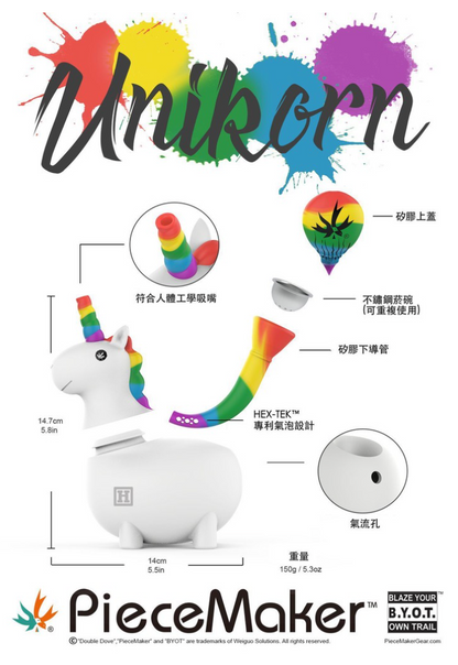 PIECEMAKER Unikorn 獨角獸 矽膠玩具