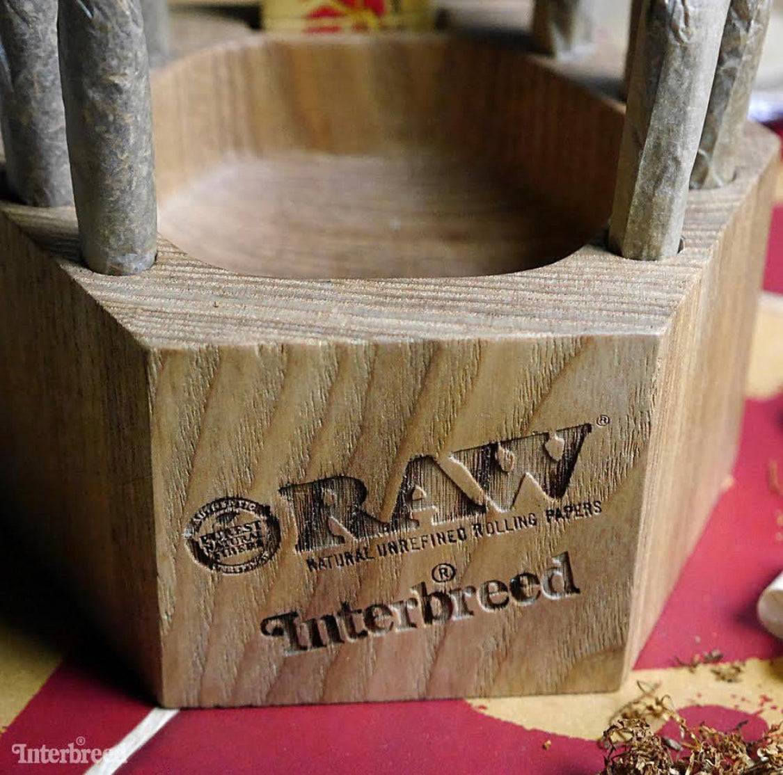 RAW X INTERBREED Ashtray 木製 煙灰缸