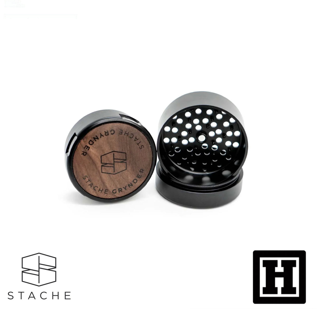 Stache Wood Top Grinder 三片式 研磨器