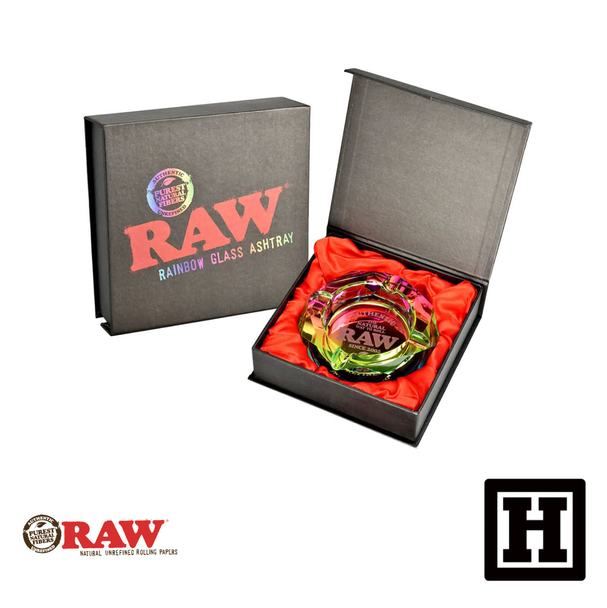 RAW Rainbow Glass 玻璃煙灰缸