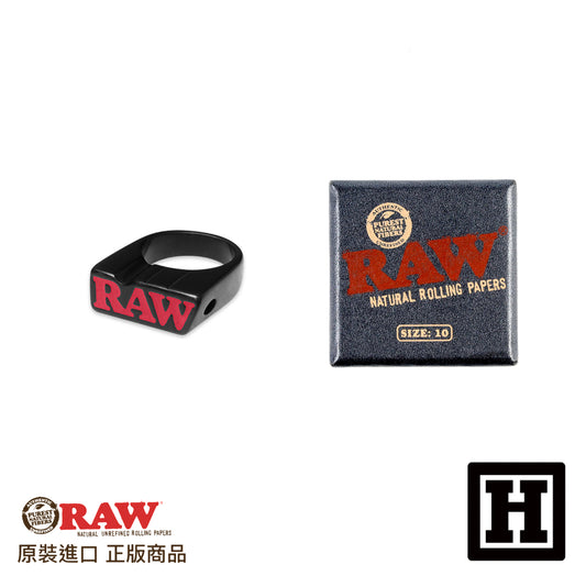 RAW Gold Smoker Ring 霧黑菸戒