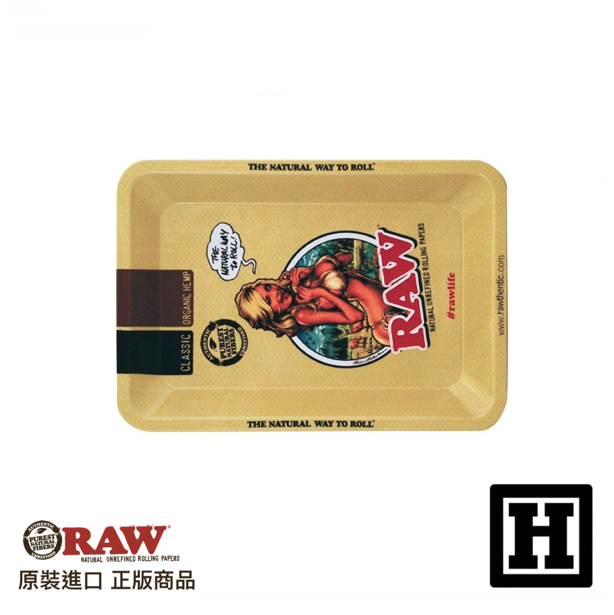 RAW Metal Rolling Tray 金屬捲菸盤 (XS)