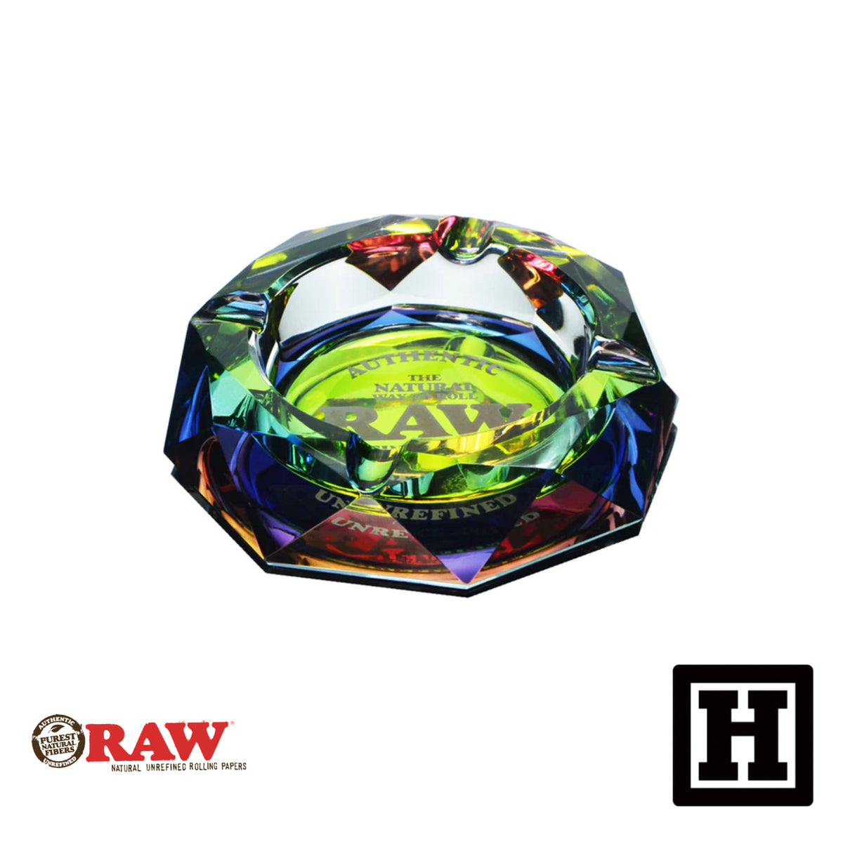 RAW Rainbow Glass 玻璃煙灰缸