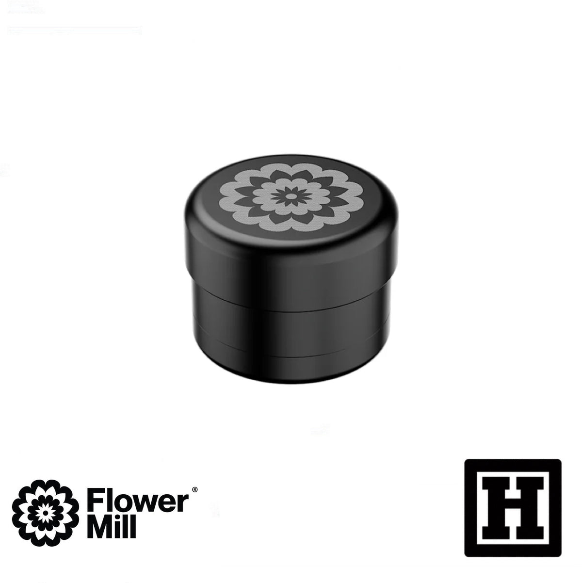 Flower Mill 豪華版 四片式 研磨器「不銹鋼製」