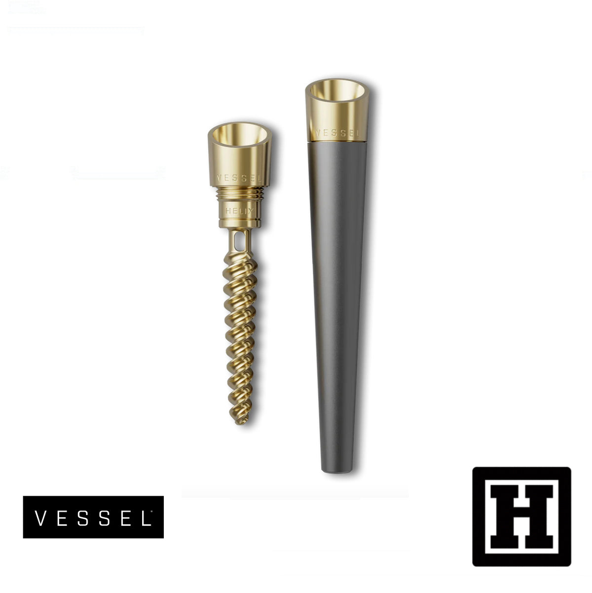 VESSEL Cone 螺旋氣流 金屬菸斗