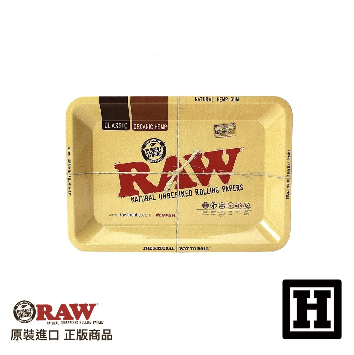 RAW Metal Rolling Tray 金屬捲菸盤 (XS)