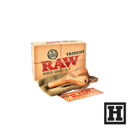 RAW Trident 三管 木製菸嘴